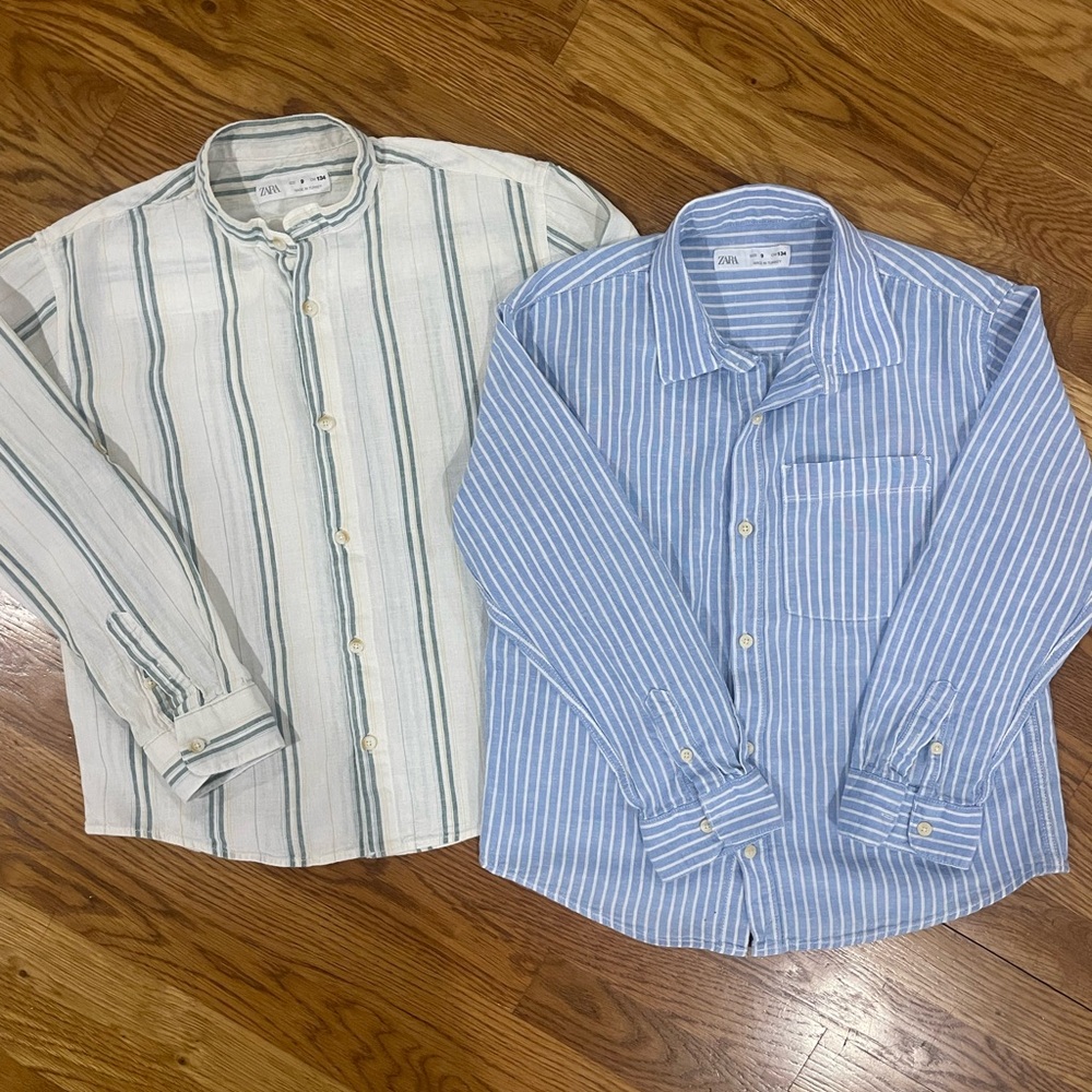 Zara button down shirts